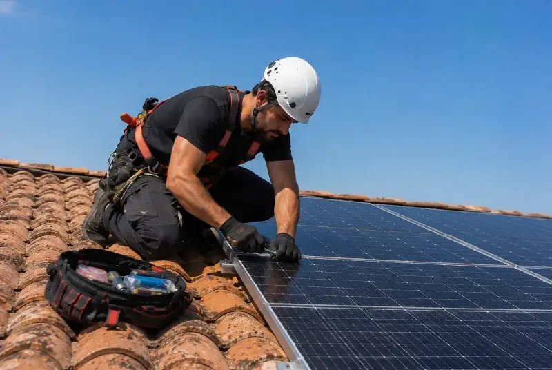 Maintenance et monitoring de panneaux solaires à Martillac