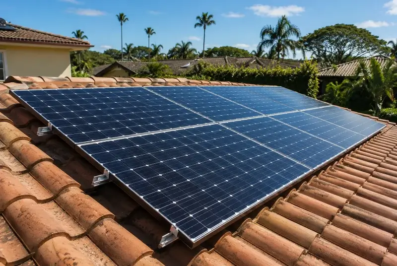 Installation de panneaux solaires à Martillac